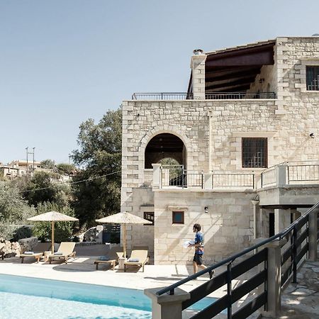 فيلا Prinus Country Retreat Apokoronas, Heated Pool, 13Km From The Sea Embrosneros المظهر الخارجي الصورة